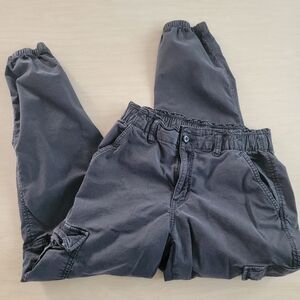 American Eagle Outfitters Cargo Joggers Faded Black Size 4 Women's